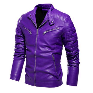 Hot Selling Men's Leather <b>Jacket</b> Breathable Windproof Winter <b>Jacket</b> for Adults High Quality Leather <b>Jackets</b> Bomber - Product Image 1