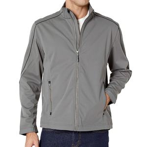 Chaqueta Softshell para Hombre con Logotipo Bordado al por Mayor, Chaqueta Softshell Personalizada de Alta Calidad para Exteriores, Resistente al Viento, 2026 - Product Image 1