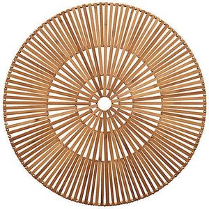 Autocollant mural floral de décoration intérieure en rotin tressé style bohème, qualité supérieure, matériau naturel, vente en gros pour l'exportation - Product Image 5