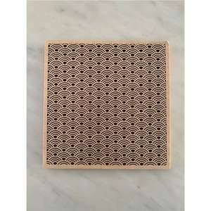 ที่รองหม้อไม้แกะสลักลายแมนดาลา งานฝีมือ ไม้ธรรมชาติ กันลื่น แผ่นรองกันความร้อน สำหรับโต๊ะอาหาร ของตกแต่งบ้าน ของขวัญ - Product Image 2