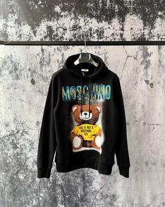 Sudadera con capucha pesada con logotipo personalizado Unisex, técnica de lavado ácido holgada, Sudadera negra Lisa 3D de gran tamaño para hombres y mujeres más invierno - Product Image 5