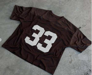 Personnalisable 3D Puff Print Short Sleeve Mesh Jersey Quick Dry Baseball & Softball Sportswear - Product Image 1