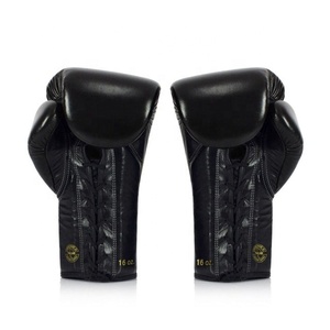 Nouveaux gants de boxe MMA Fairtex professionnels en cuir de qualité supérieure, design dernier cri, avec poignées respirantes et anti-humidité pour la Muay Thai - Product Image 2