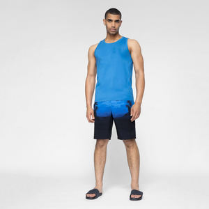 Camiseta sin mangas informal de alta calidad para hombre, camiseta con capucha de poliéster de punto de diseño personalizado, transpirable, de secado rápido, opciones de impresión al por mayor - Product Image 3