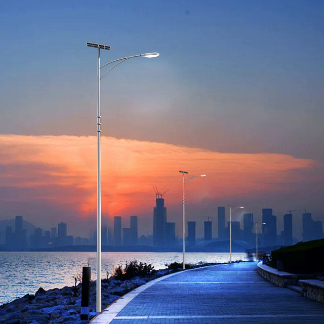 Hot Saling High Quality Galvanized Cctv Camera Round Customizable Lamp Pole