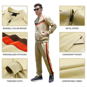Survêtements de sport d'hiver en coton 100% avec fermeture éclair, personnalisables avec logo et échantillon gratuit – Meilleures ventes |   Conception 2 en 1 - Product Image 5