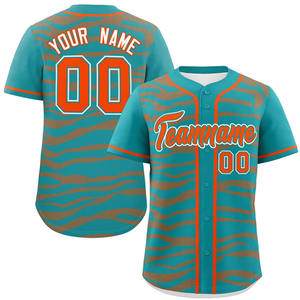 Nouveau Maillot de Baseball Grande Taille avec Maille Imprimée par Sublimation Personnalisée Maillot de Baseball Respirant avec Broderie pour Hommes - Product Image 3