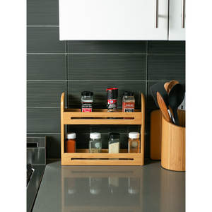 ชั้นวางเครื่องเทศแบบตั้งพื้น ดีไซน์ไม้ไผ่ ยี่ห้อดรีมคราฟท์ สำหรับจัดระเบียบและจัดเก็บในครัว ผลิตในเวียดนาม - Product Image 4