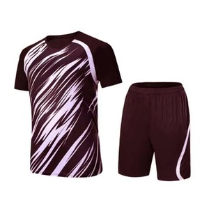 Camiseta de Fútbol Ligera, Transpirable y de Secado Rápido, Personalizable OEM, para Adultos Unisex, con Estampado por Transferencia de Calor, Cuello en V y Mangas Cortas - Product Image 3