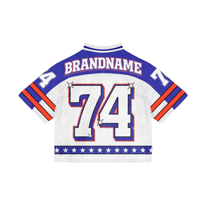 Camiseta de fútbol de gran tamaño, malla de poliéster con cuello en V, ropa deportiva para adultos para hombres, nombre del equipo personalizado, serigrafía a Color, práctica de ajuste cuadrado - Product Image 4