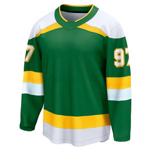 Tenue de hockey sur glace unisexe de qualité supérieure, tissu polyester, séchage rapide, respirant, uniforme d'entraînement sublimé - Product Image 3