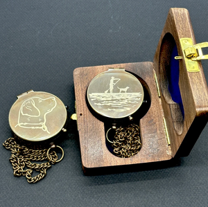 BeautifulPersonalized <b>Compass</b>,Sundial <b>Compass</b>, Anniversary Gift, Husband Gifts, Couples Gift, Christmas GiftsPremium Quality - Product Image 2