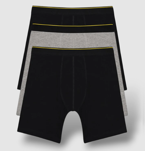 Bóxer corto de algodón deportivo de secado rápido que absorbe la humedad ropa interior cómoda para hombres - Product Image 1