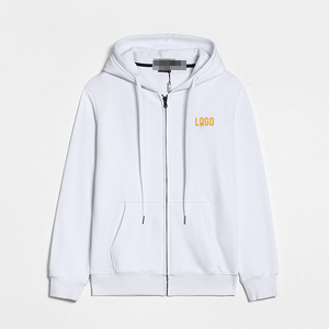 Sweat à capuche zippé en molleton écologique Rocky pour homme, 100 % coton, imperméable, impression numérique, poches kangourou, idéal pour l'hiver - Product Image 3