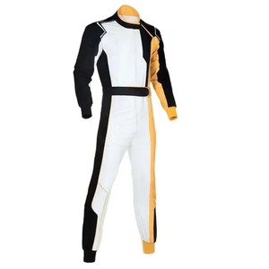 Cardura de cuero de alta calidad a prueba de viento de talla grande Go Kart Racing Suit personalizado nombre del equipo uniforme precio razonable OEM disponible - Product Image 3