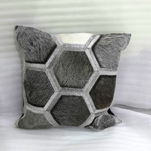 Fundas de cojines de cuero de diseño personalizado, buena calidad, felpa suave, decoración del hogar con estampado de animales, Algodón hecho a mano - Product Image 2