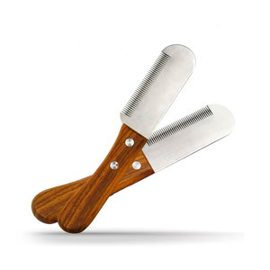 Pelacables de acero inoxidable para mascotas, pelacables finos, para el cuidado del cabello, cuchillo para pelar - Product Image 1