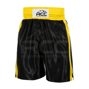 Pantalones cortos de boxeo de ajuste flexible para hombres, ligeros para boxeo, artes marciales y fitness, pantalones cortos de boxeo a la venta - Product Image 2