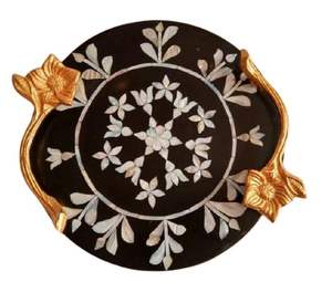 Bandeja DE SERVICIO DE fregona hecha a mano de primera calidad con diseño único adecuada para restaurantes de alta calidad, hogares y artículos de regalo - Product Image 3