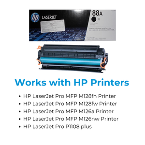 HP 88A Lot de 2 cartouches de toner noires compatibles pour LaserJet (CC388AD) - Product Image 5
