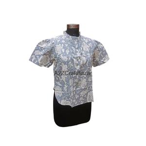 มินิเดรสลำลองผ้าฝ้าย100% สำหรับผู้หญิงเสื้อคอกลมแขนสามส่วนทำด้วยมือลายโลโก้ด้านหน้าไซส์ใหญ่พิเศษธรรมชาติ - Product Image 4
