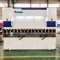 SANXIN pabrik penjualan langsung 30t 40t 63t rem tekan Cnc hidrolik Mini dengan harga bagus untuk pengolahan logam lembar dan bengkok