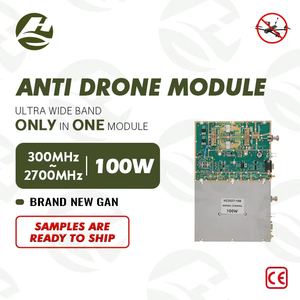 Módulo Amplificador de Señal <span class=keywords><strong>Anti</strong></span>-FPV de Transistores GaN de Alta Potencia de 100W y Ultra Ancho de Banda de 300MHz-2700MHz para Bloqueador de Drones - Product Image 1