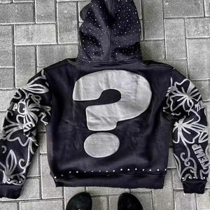 Sweat-shirts à manches longues personnalisés avec impression en relief 2026, tendance et élégants, respirants, pour hommes - Product Image 3