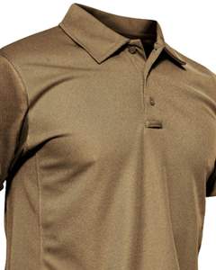 Camiseta Polo para Hombre, Color Marrón, Poliéster Piqué, Manga Corta, Transpirable, Logotipo Personalizado, Uniforme Deportivo Corporativo, OEM, ODM, Venta al por Mayor - Product Image 2