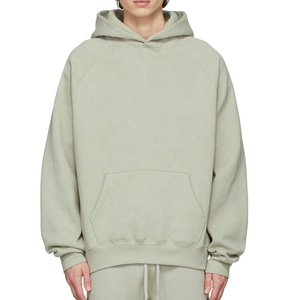 2025 personnalisé poids lourd vêtements de rue pulls à capuche hommes 100% coton français éponge Boxy recadrée surdimensionné sweats à capuche fabricants - Product Image 4
