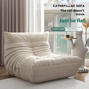 โซฟาปูพื้นแบบสบายๆ |   เก้าอี้พักผ่อนสไตล์แคตเตอร์พิลลาร์รุ่นใหม่ |   โซฟาหนังแท้แบบโมดูลพับได้ พร้อมกล่องเก็บของ พนักพิงแบบติดกระดุม ไม่มีที่วางแขน - Product Image 2