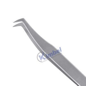 Pinzas de extensión de pestañas personalizadas Mini herramientas de volumen y aislamiento de precisión curvada Pinzas de pestañas con caja - Product Image 4