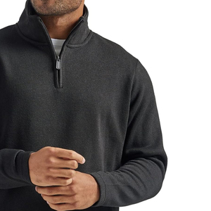 Novedad de 2026, sudadera con media cremallera para hombre, ajuste Regular, secado rápido, diseño personalizado con bordado 3D, buena calidad, precio - Product Image 5