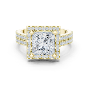 Anillo de diamante de laboratorio de 14K para propuesta - Product Image 4