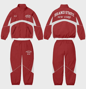 Chaqueta Deportiva con Capucha, Estampado Digital Invernal, Cortavientos Ligero, Transpirable, con Forro Polar, Conjunto Deportivo, Logotipo Personalizado - Product Image 2