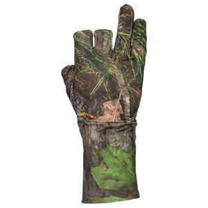Vente en gros de modèles personnalisés Gants de chasse camouflage demi-doigts Gants de randonnée antidérapants de taille réglable pour homme - Product Image 2