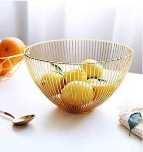 Produit Offre Spéciale décor à la maison couleur or métal fruits panier décor de table décor de maison et de cuisine panier de rangement des aliments - Product Image 5