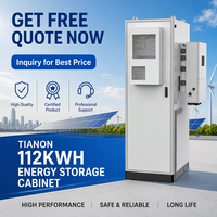 Batterie Commerciale LiFePO4 Tianon P007 50kW Inverter 6000+ Cycles IP54 Refroidissement par Air 112kWh 358.4V 314Ah