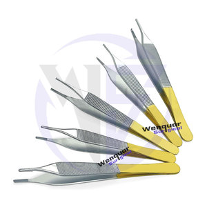 Juego de pinzas quirúrgicas dentales de alta calidad, 6 uds., Debakey/autobloqueo/London College / Adson Kocher, instrumentos de vendaje - Product Image 2