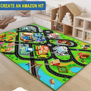 Non-toxic Children's Carpet Playmat Rug Custom Bath Play Mats Living Room Kids Rug