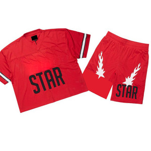 <b>Men</b> T <b>Shirt</b> and Short Set Breathable Two Piece Casual Outfit <b>for</b> <b>Summer</b> Gym Workout Daily Use - Product Image 6