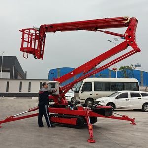 Venta directa de fábrica Venta caliente Cherry Picker Steel Cable Boom Lift Plataforma aérea 100Kg-1000kg Capacidad Precio al por mayor Alto - Product Image 4
