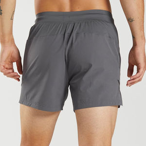 Shorts de sport personnalisés avec logo, blocs de couleur, 5 pouces, cordon de serrage, entraînement de fitness coloré, shorts de sport pour hommes - Product Image 2
