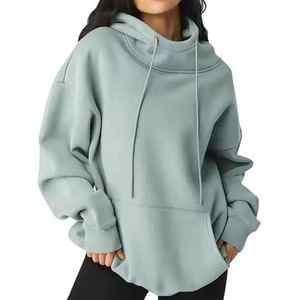 Women's <b>Winter</b> Long Hoodie Gown Style Custom Fashion Pullover with Badge 100% Cotton Free Size Made in Pakistan - Product Image 5