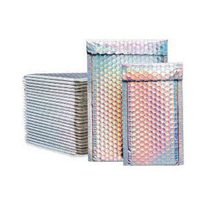 Padded Envelopes Bags <b>Holographic</b> Bubble Mailer Business Envelope Kraft Material Wallet Envelope Safe Shipping - Product Image 5