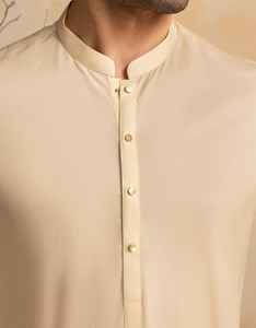 Tissu 100% coton, style islamique décontracté pour hommes, shalwar kameez d'été pour hommes, prix raisonnables, shalwar kameez pour hommes respirant - Product Image 5