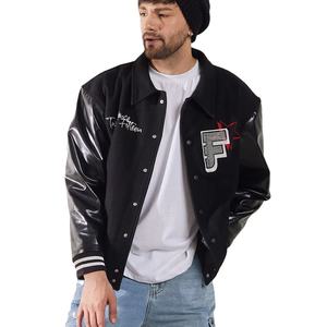 Fabricante superior bordado hombres último diseño Letterman chaqueta de invierno ropa de calle Hip Hop Letterman chaqueta - Product Image 1