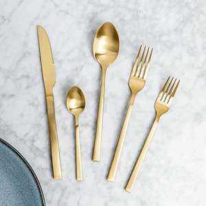 Nouveauté, ensemble de couverts en métal pour hôtel restaurant, maison, mariage, cadeau de noël, ensemble de couverts, ensemble de couverts en acier inoxydable - Product Image 1