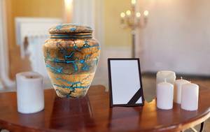 Adult Cremation <b>Wooden</b> <b>Urns</b> <b>for</b> <b>Ashes</b> Threaded Lid Funeral <b>Urn</b> <b>for</b> Human <b>Ashes</b> or Pet <b>Ashes</b> Container - Product Image 2