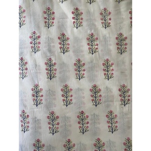 Women Apparel Hand Block Print 100 % Soft Cotton Running Sewing Fabric Scarves Decorative Fabric - Product Image 1